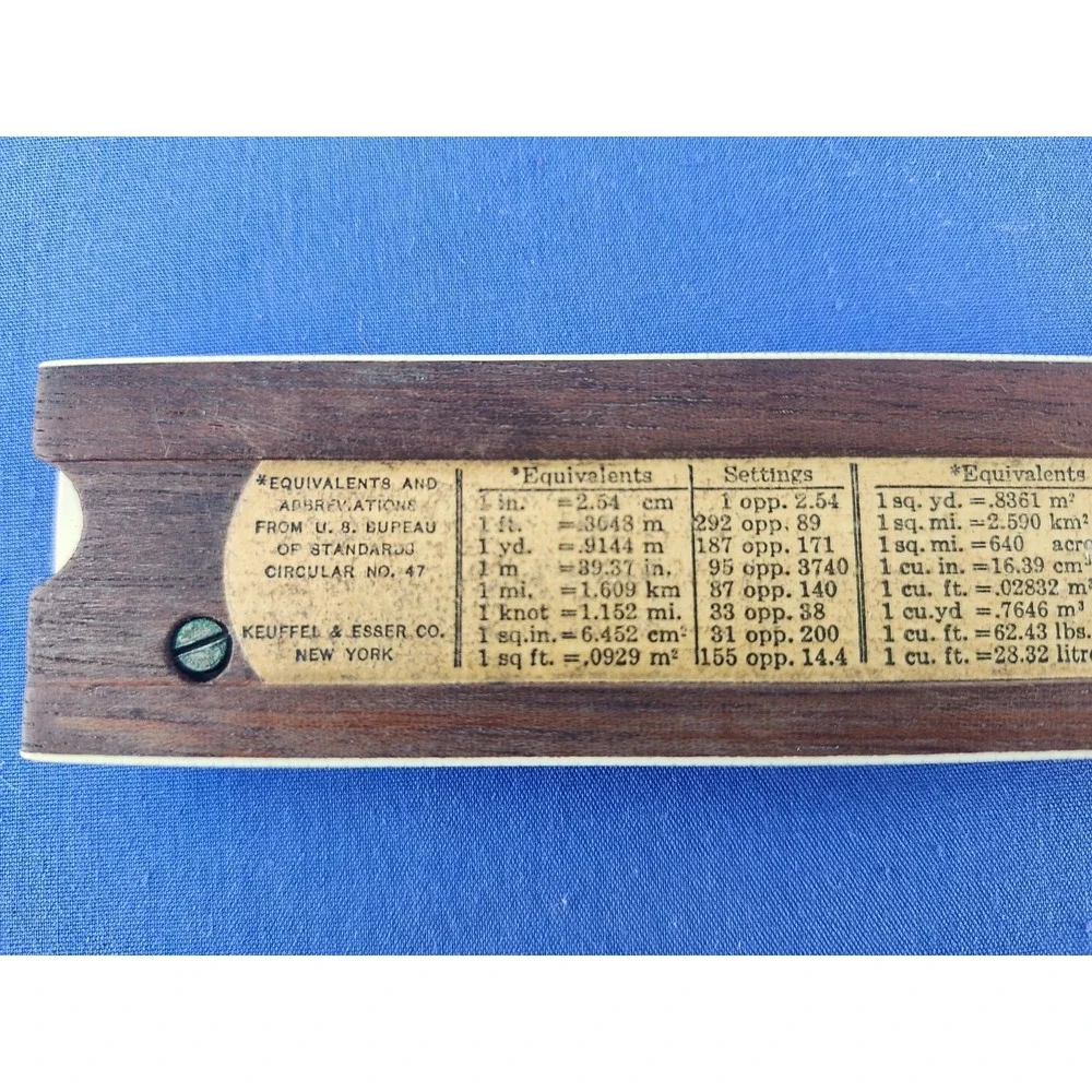 VINTAGE KEUFFEL & ESSER‎ SLIDE RULE N4053-3, 10